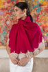 Mauli Petals  | Embroidered Wool Silk Stole